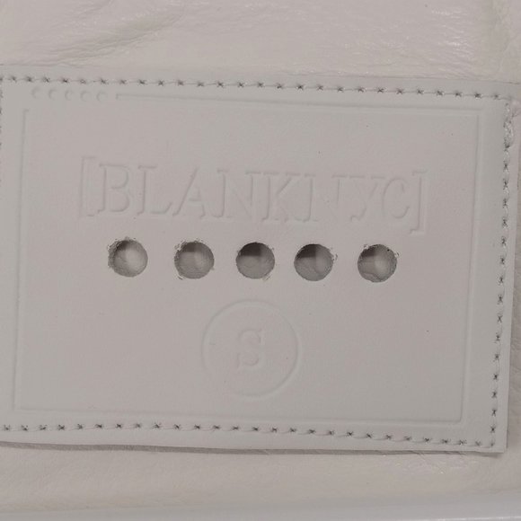 NWOT BLANK NYC Faux Leather Moto Studded Jacket S - Picture 4 of 13